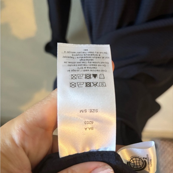 Navy Ripstop Midi Dress - Picture 5 of 5